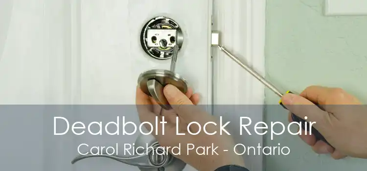 Deadbolt Lock Repair Carol Richard Park - Ontario