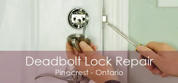 Deadbolt Lock Repair Pinecrest - Ontario