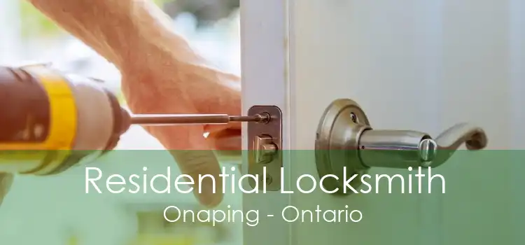Residential Locksmith Onaping - Ontario